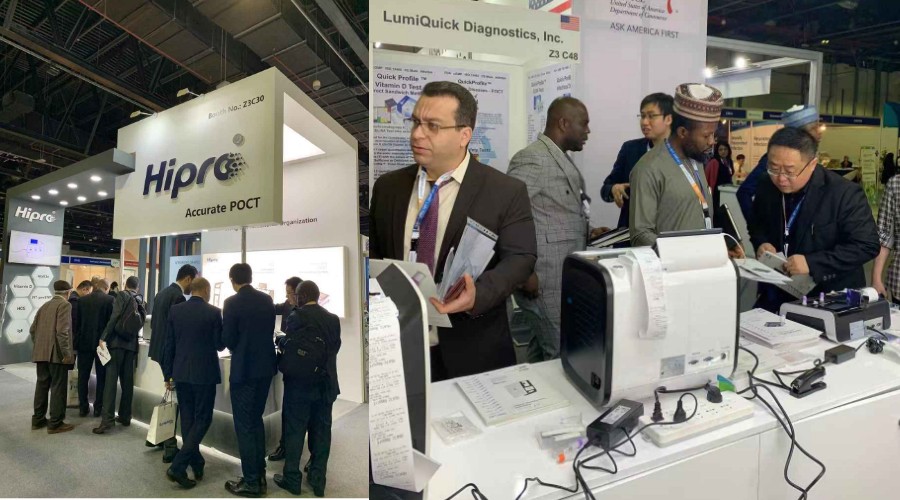 Hipro first show in 2020 Medlab Dubai